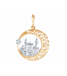 Подвеска «Мечеть Рашида» в полумесяце