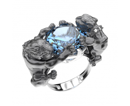 Кольцо  из серебра 925 пробы с  29-8-BB-R-010464