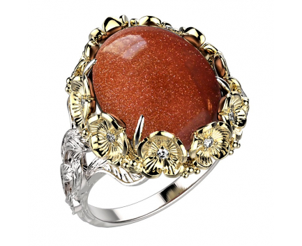 Кольцо  из серебра 925 пробы с  29-5-ZA-R-010569K