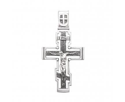 Подвеска «православный крест» из серебра 925 пробы с  24-5-OO-P-060481