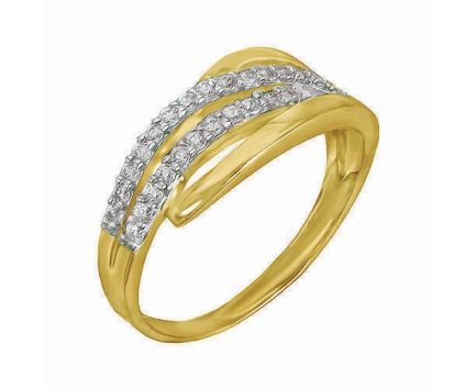 Кольцо  из серебра 925 пробы с фианитом 23-9-ZZ-R-082141