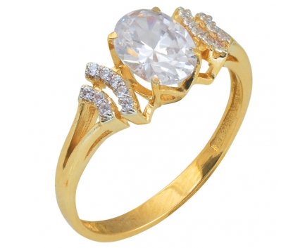 Кольцо  из серебра 925 пробы с  23-9-ZZ-R-082665