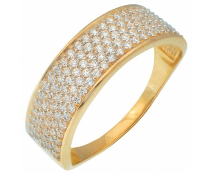 Кольцо  из серебра 925 пробы с фианитом 23-9-ZZ-R-082686