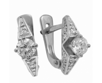 Серьги  из серебра 925 пробы с  23-5-ZZ-E-083484