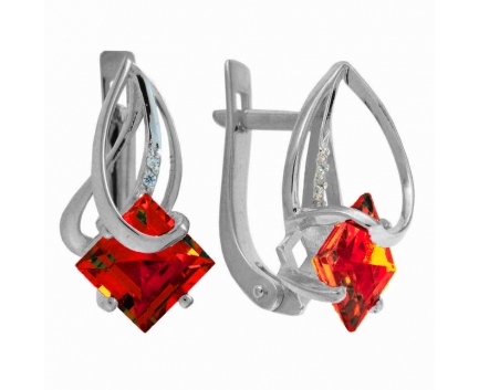 Серьги  из серебра 925 пробы с  23-5-ZQ-E-083318