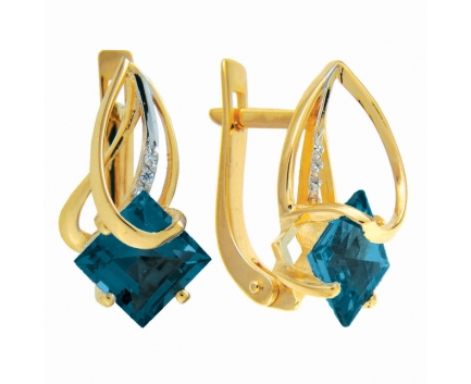 Серьги  из серебра 925 пробы с  23-9-ZB-E-083318
