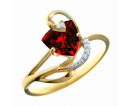 Кольцо  из серебра 925 пробы с кварцем 23-9-ZQ-R-082329