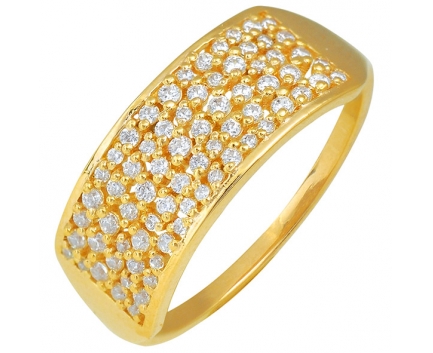 Кольцо  из серебра 925 пробы с фианитом 23-9-ZZ-R-082978