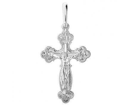 Подвеска «православный крест» из серебра 925 пробы с  23-5-OO-P-008117r