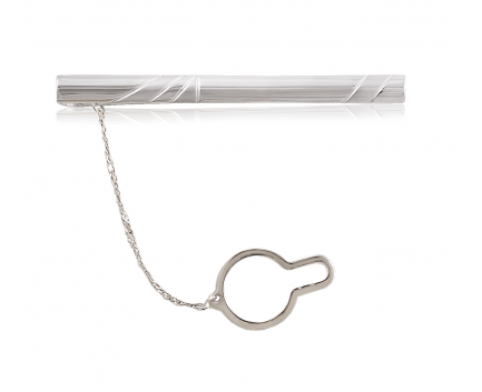 Зажим для галстука из серебра 925 пробы с  30-5-OO-T-070015