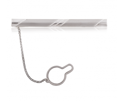 Зажим для галстука из серебра 925 пробы с  30-5-OO-T-070017